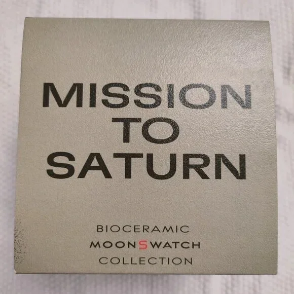 💜NWT💜 Swatch X Omega Moonswatch Mission To Saturn Watch - Picture 5 of 5